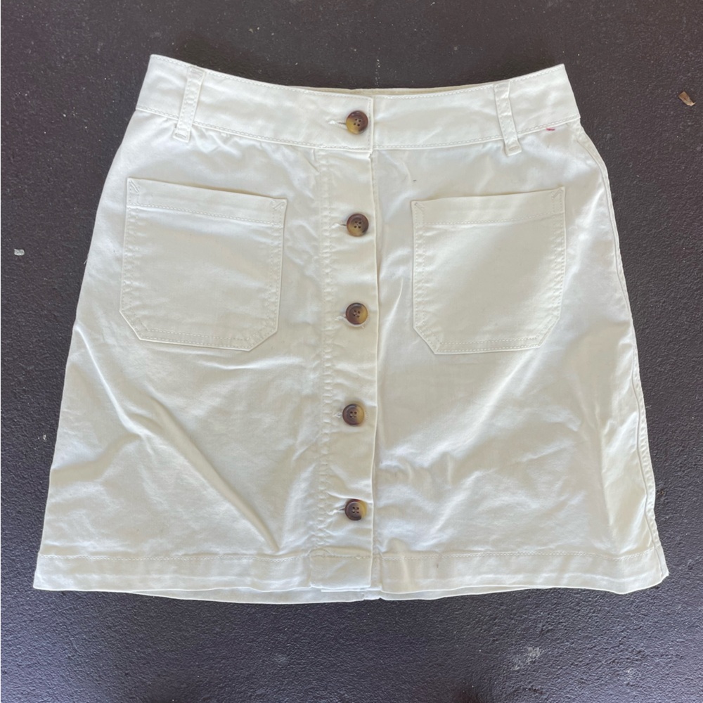 Marine Layer Front Patch Pocket White Button-Fron… - image 5